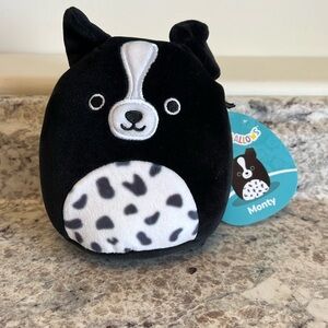 5 inch Monty Border Collie Squishmallow